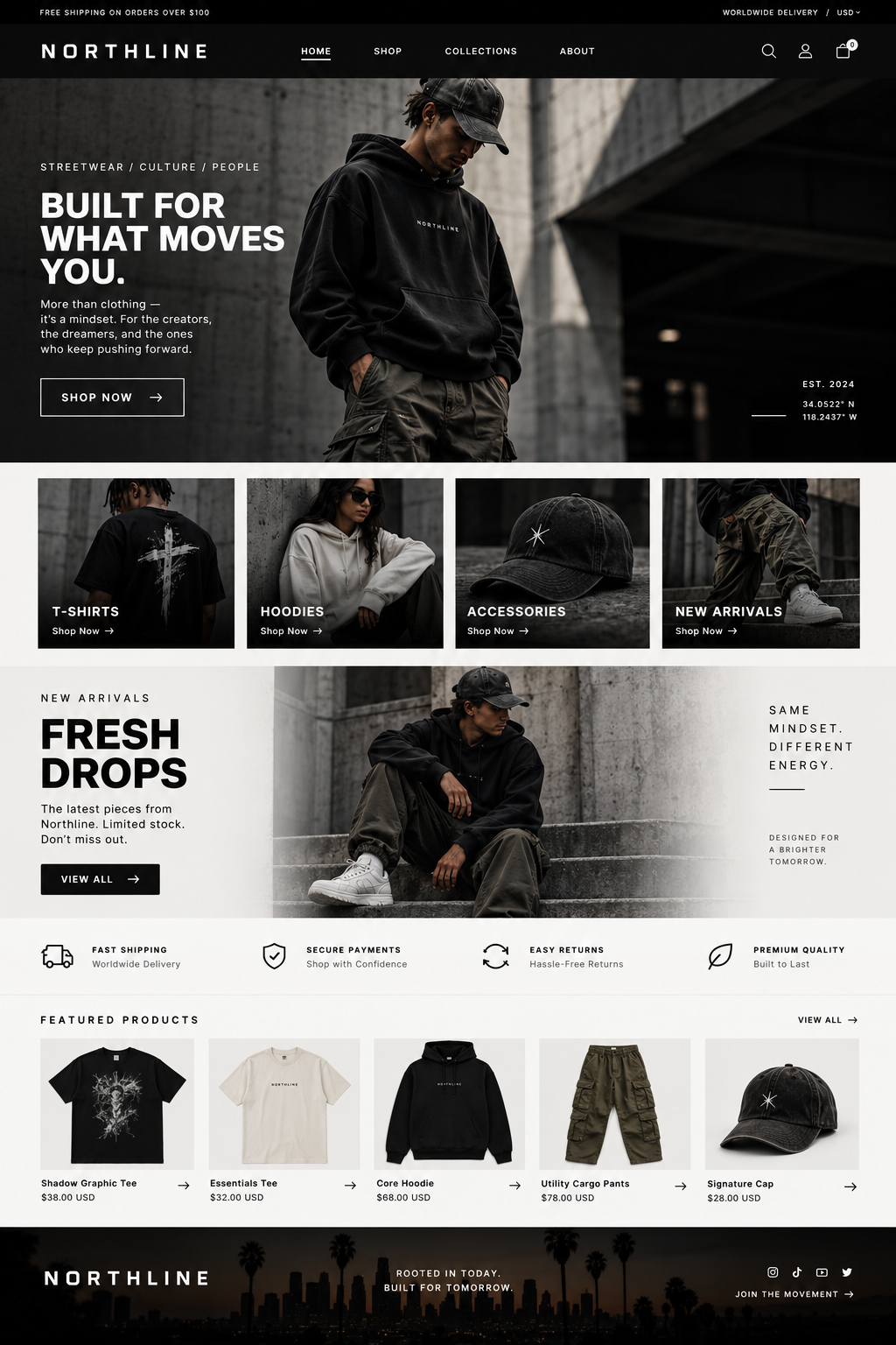 Theme Bros Clothing theme